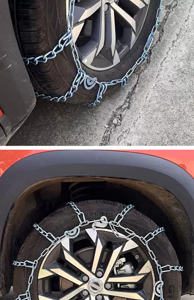 BDI S6 225/65R17 pneus de neve livre de quilogramas de cadeia de deslizamento automóvel e cadeia de ferro grosso