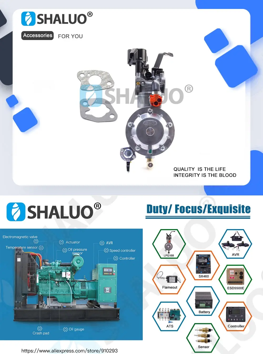 P19B 168FB 170F 3KW 6.5HP Gerador de gasolina P19B-LPG