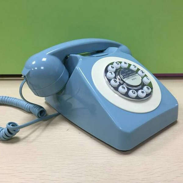 Telefone Retro com Discos