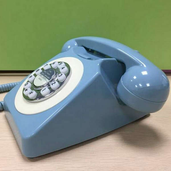 Telefone Retro com Discos