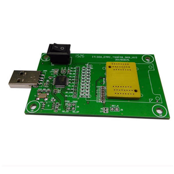 HMILU fabricante EMCP221 transmissão de lâmpadas de transmissão de dados da estação de teste USB recuperação de leitura e gravação BGA221
