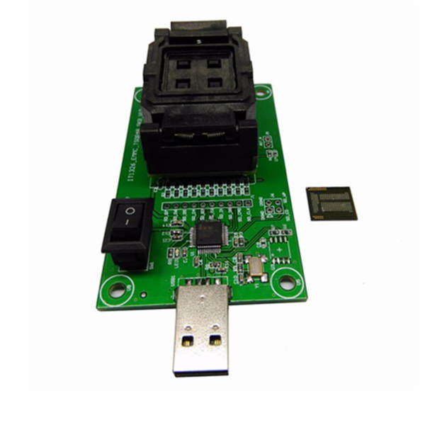 HMILU fabricante EMCP221 transmissão de lâmpadas de transmissão de dados da estação de teste USB recuperação de leitura e gravação BGA221