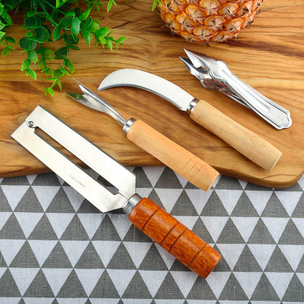 Kit de utensílios para cortar abacaxi