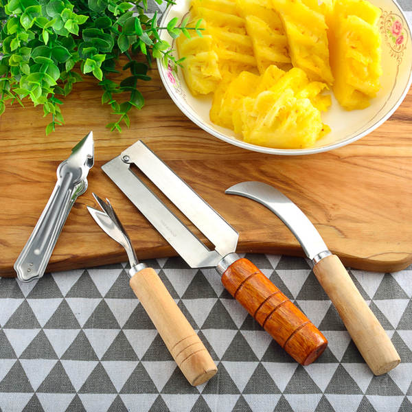 Kit de utensílios para cortar abacaxi