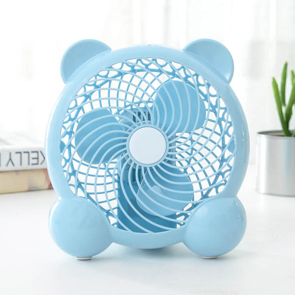 Novo USB Ferroviário Mini Ventilador dormitório estudante de desenho animado ventilador elétrico 4/6/8 polegadas disponível em troca