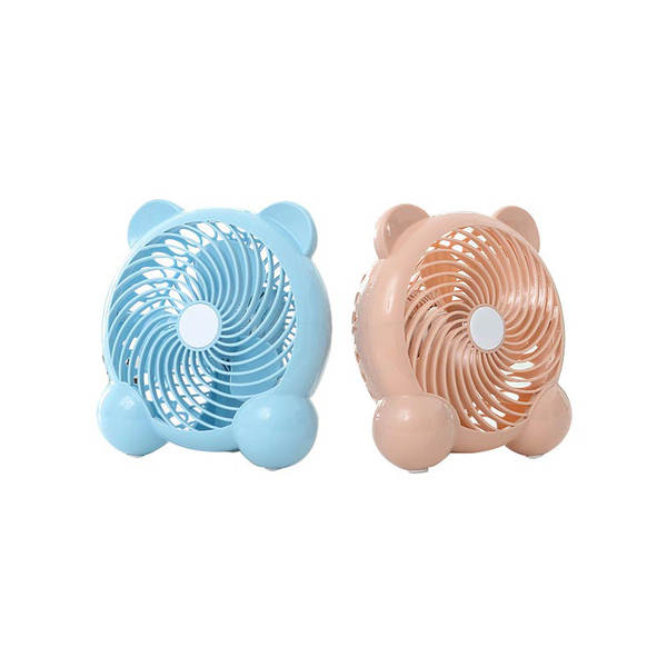 Novo USB Ferroviário Mini Ventilador dormitório estudante de desenho animado ventilador elétrico 4/6/8 polegadas disponível em troca