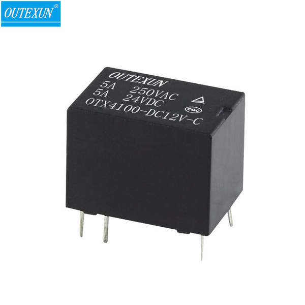 A fábrica fornece 4100 relé 6 pés 12V relé 5A inteligente interruptor pequeno sinal de conversão relé
