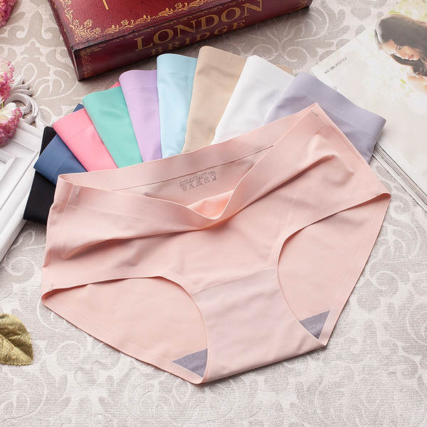 Calça íntima feminina de malha fina