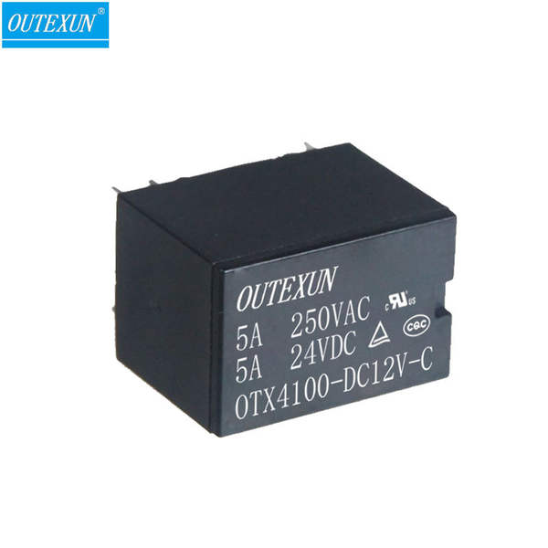 A fábrica fornece 4100 relé 6 pés 12V relé 5A inteligente interruptor pequeno sinal de conversão relé