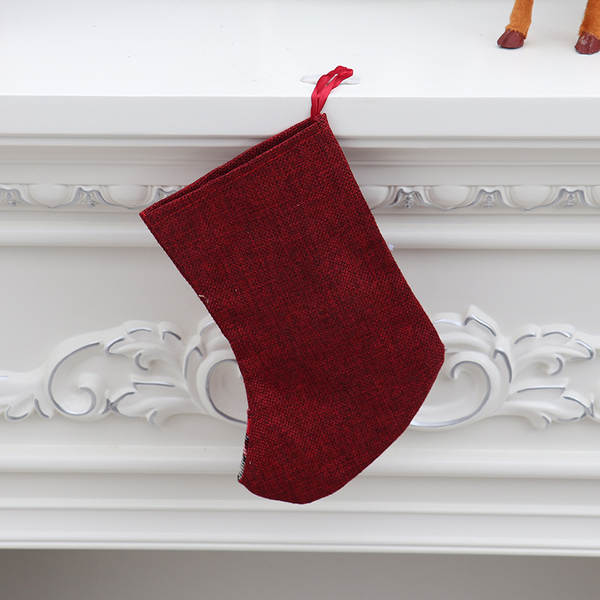 Sacos de presente de doces de Natal Decoração de objetos Santa Claus Snowman meias de presente de Natal meias de Natal Decoração