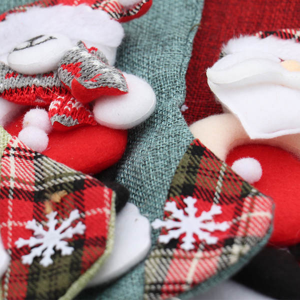 Sacos de presente de doces de Natal Decoração de objetos Santa Claus Snowman meias de presente de Natal meias de Natal Decoração