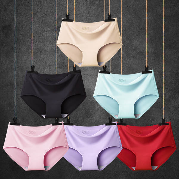 Calça íntima feminina de malha fina
