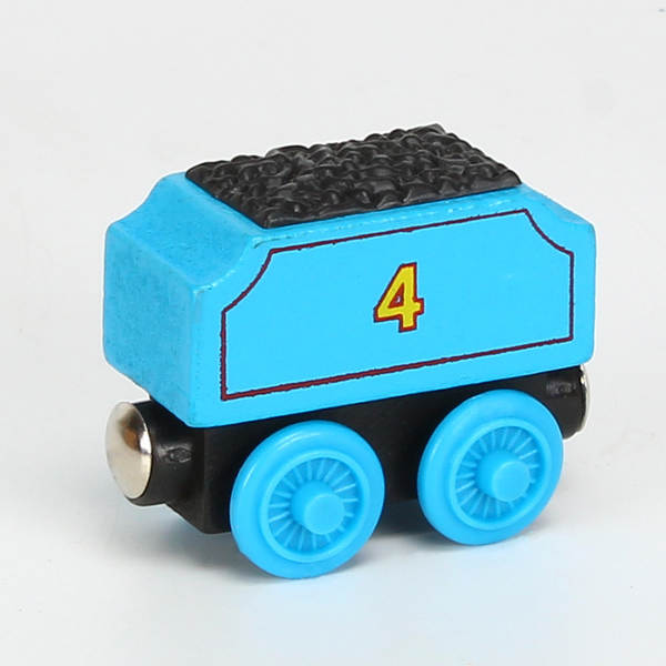 Combinação de trem magnético de madeira para crianças Kit de braço magnético de madeira pequeno comboio brinquedo de carro