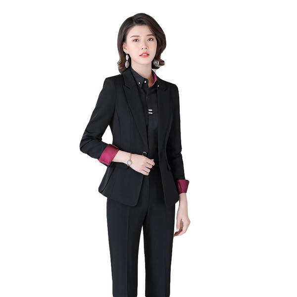 XN932 Roupa Negra Mulher Venda Profissional Roupa de Trabalho 2024 Primeira Primavera Novo vestido de vestido feminino