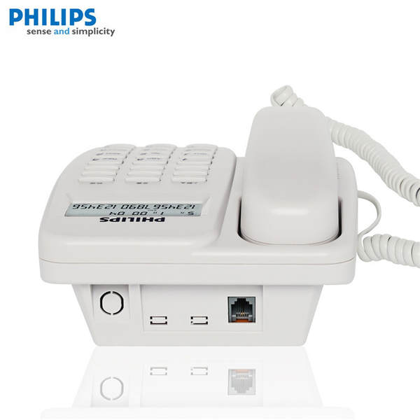 Telemóvel Philips 2808 de escritório de negócios sem bateria sem bateria para casa com assento de corda