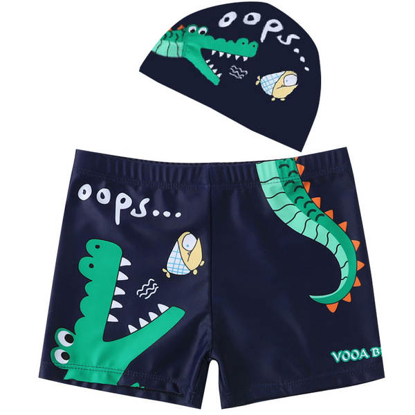 Conjunto de bermuda e camisa de natação para criança