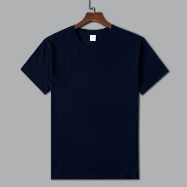 T-shirt de algodão branco e branco para homens e mulheres com camisa de roupa masculina de 220 gramas