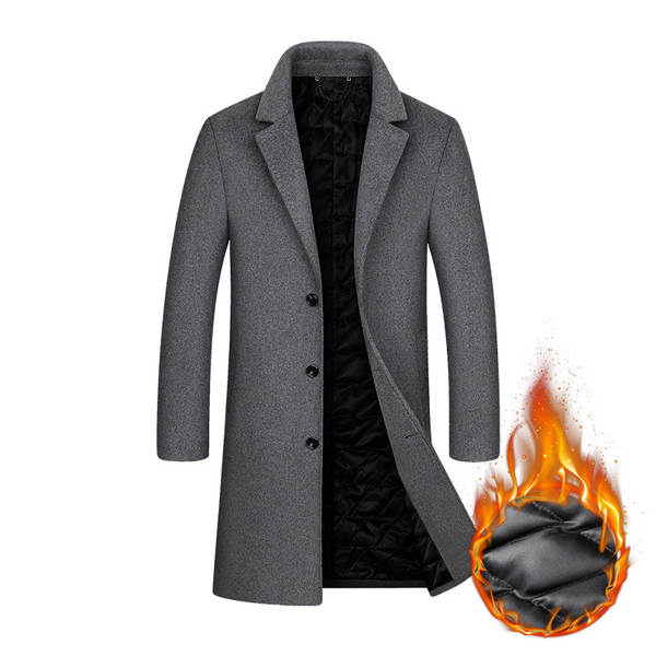 Terno de lã masculino inverno