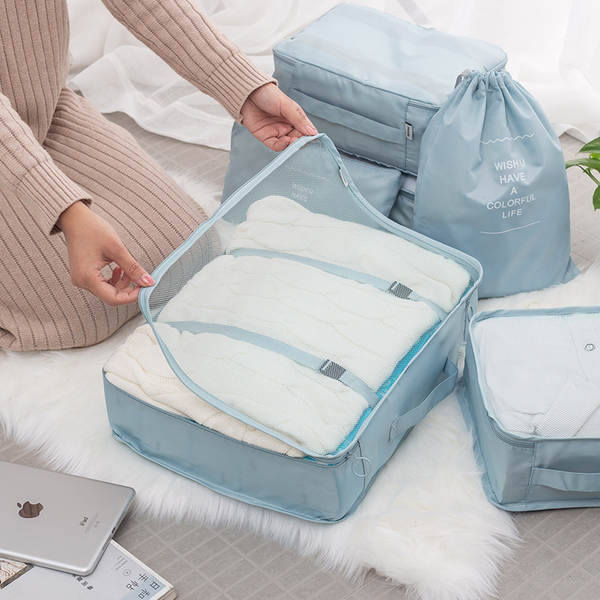 Kit de Organização de Viagem 6 Peças