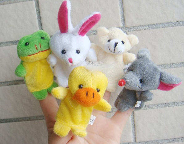 Bonecos de Dedo Pelúcia