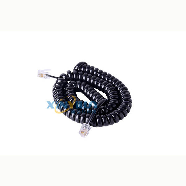 Fio de telefone de 3m preto
