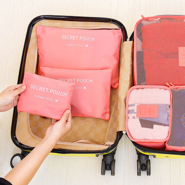 Kit de Organização de Viagem 6 Peças