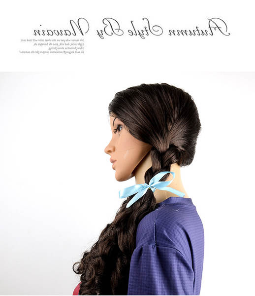 Venda direta do fabricante cos Animação Cachoeira Vermelha / Peixes Cosplay Características Animação Cabeça de cabelo