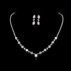 Conjunto de Joias de Noiva com Diamante