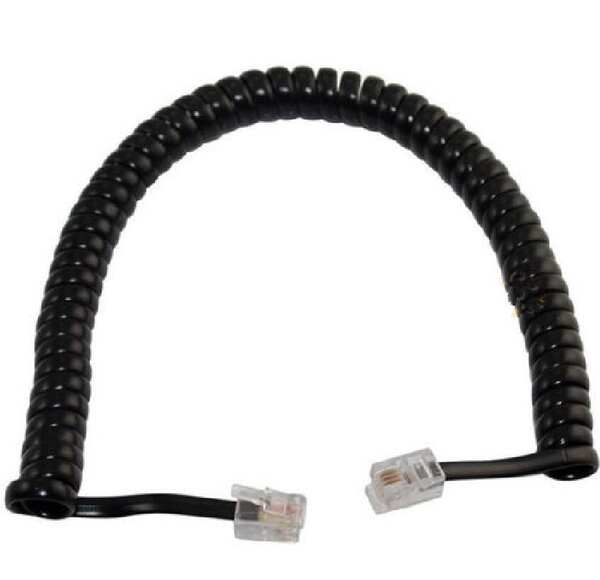 Fio de telefone com conector RJ9