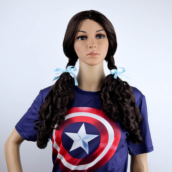 Venda direta do fabricante cos Animação Cachoeira Vermelha / Peixes Cosplay Características Animação Cabeça de cabelo