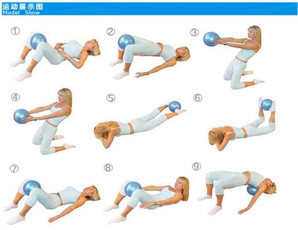 Prati Yoga Ball 25cm Balance Fitness Ball Jogo de ginástica para crianças grávidas PVC Yoga Ball Factory