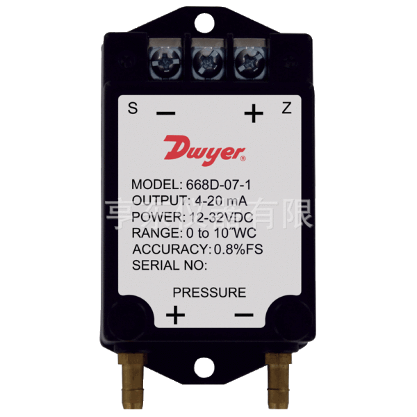 Transmissor de Pressão Diferencial Dwyer