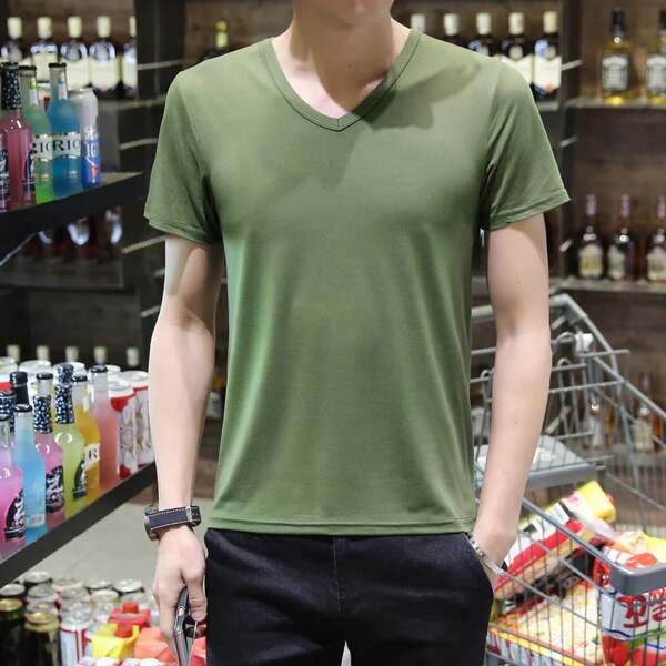 Camiseta longa manga masculina
