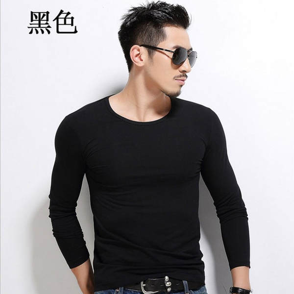 Camiseta longa manga masculina