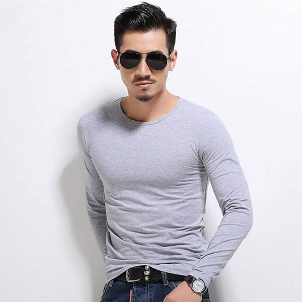 Camiseta longa manga masculina