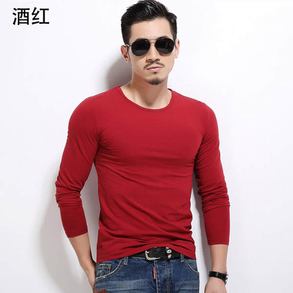 Camiseta longa manga masculina