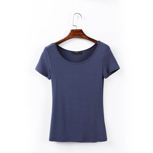 T-shirt feminino de pulso curto para o verão T-shirt feminino K242A