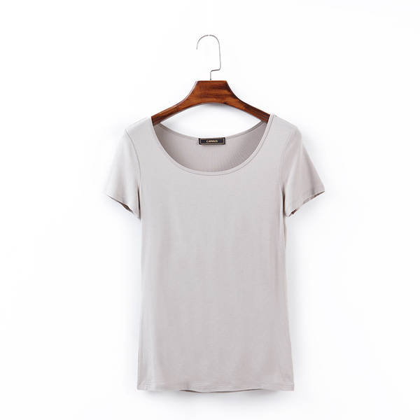 T-shirt feminino de pulso curto para o verão T-shirt feminino K242A