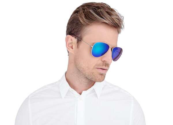 Óculos de Sol Femininos com Lente Colorida