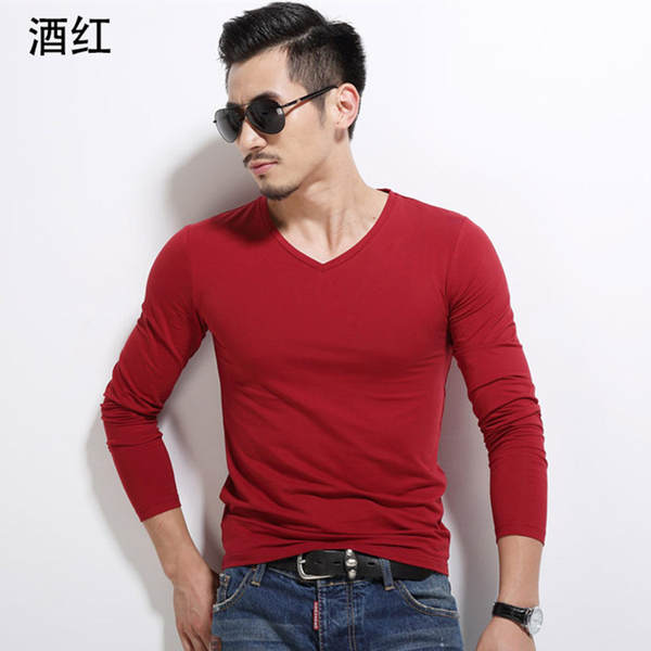 Camiseta longa manga masculina