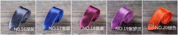 8cm Cravata de grupo Cravata de mão colorida Cravata azul pura masculina Cravata de casamento de negócios monocromática