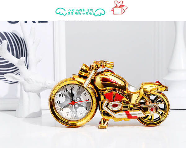 Relógio de alerta para o dia-a-dia Novo estilo de relógio de motocicleta Relógio de alerta para o dia-a-dia para a casa do aluno
