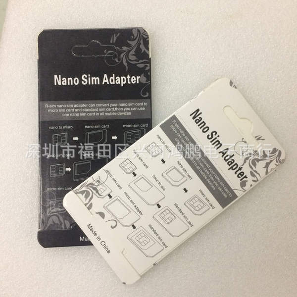 Fabricante vende diretamente cartão neutro cartão de recuperação de cartão de micro SIM cartão de recuperação de cartão neutro 4 em 1