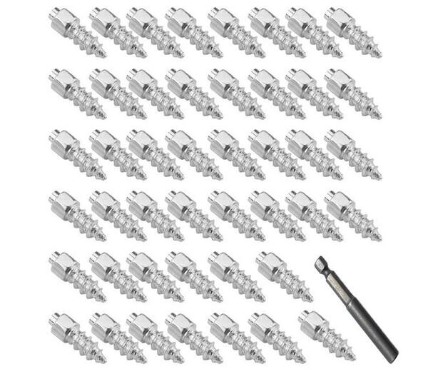 Pneus de bicicleta de inverno resistentes ao deslizamento 100pcs/4*9mm pneus de bicicleta resistentes ao deslizamento