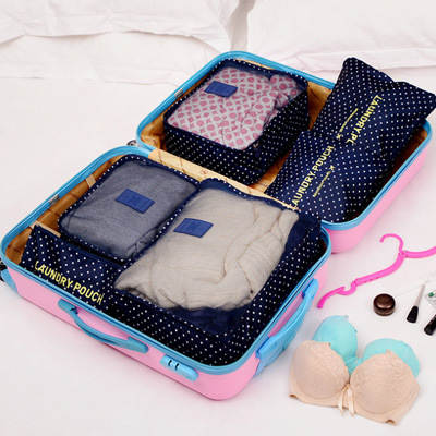 Kit de Organização de Viagem 6 Peças