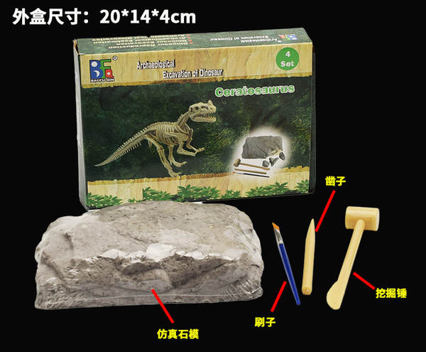 Kit de Montagem de Esqueleto de Dinossauro
