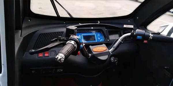 Carro elétrico elétrico de três rodas para uso doméstico totalmente fechado Novo carro elétrico de energia