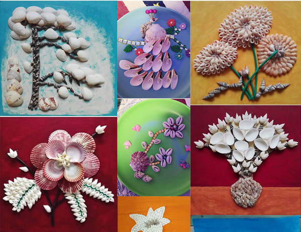 Concha de Escultura para Aquário