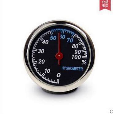 Relógio de Carro com Termômetro e Higrômetro