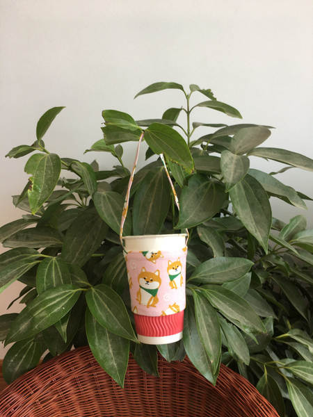 Conjunto de Copo e Bolsa para Bebidas